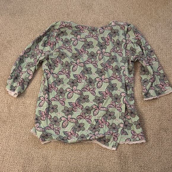 Silverts Adaptive Wear Butterfly Floral Lounge Set - Top and Bottom Sz: LG - Picture 3 of 9